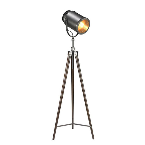 TAYLOR lampe effet bois et bronze LL1065 | Luminaire Plus.ca