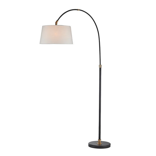 SAVANNAH lampe noir et doré et blanc LL1270 | Luminaire Plus.ca