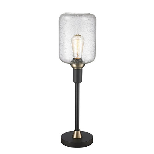 SAVANNAH lampe de table noir et doré LL1295 | Luminaire Plus.ca