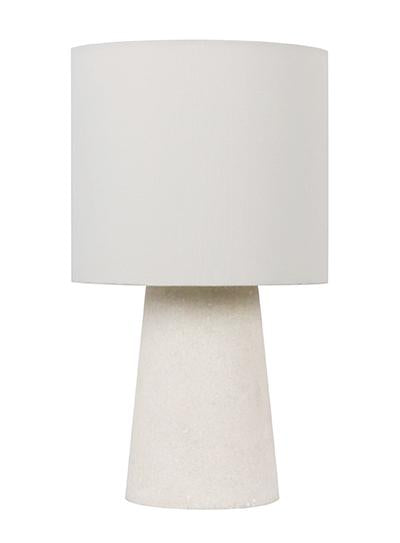 MARLEE lampe de table ivoire abat jour lin LL2170 | Luminaire Plus.ca