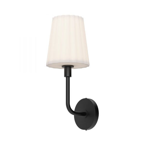 PLISSE luminaire mural noir WV628107MBOP | Luminaire Plus.ca