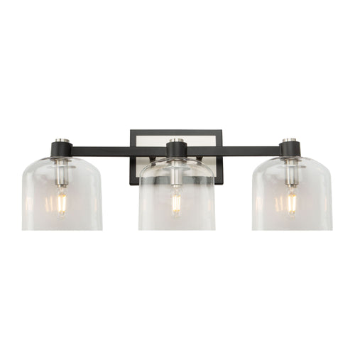 LYNDON luminaire noir et nickel brossé AC11693NB | Luminaire Plus.ca