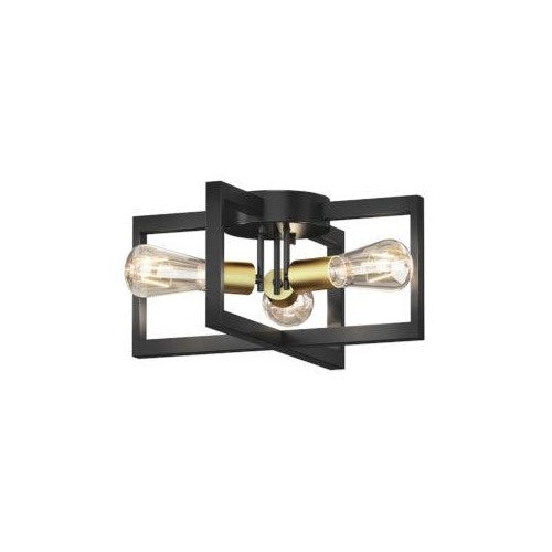 HOLT luminaire plafonnier noir et doré FM-HLT | Luminaire Plus.ca