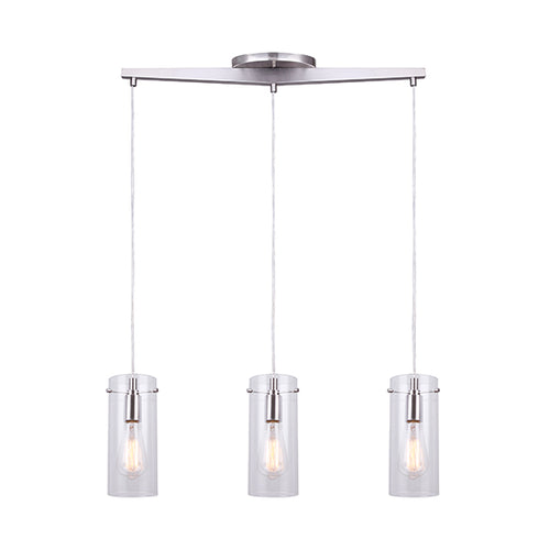 JONI luminaire suspendu nickel brossé IPL759A03 | Luminaire Plus.ca