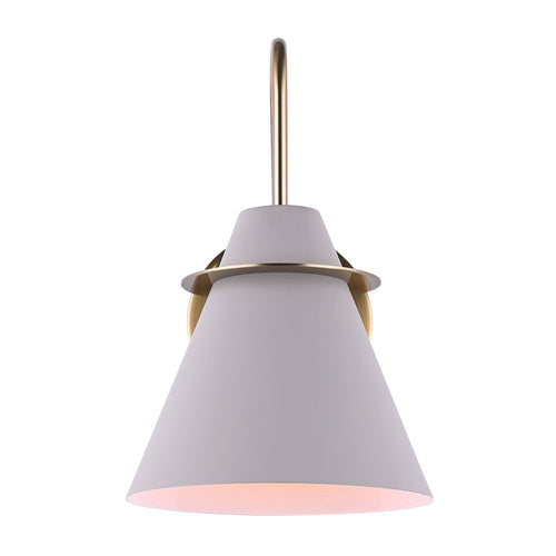 TALIA luminaire mural gris et doré IVL1076A01MGG | Luminaire Plus.ca