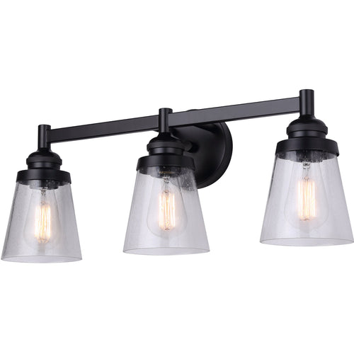 DECLAN luminaire mural noir IVL1097A03BK | Luminaire Plus.ca