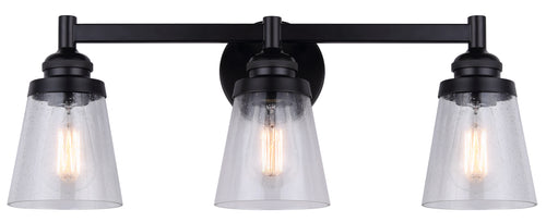 DECLAN luminaire mural noir IVL1097A03BK | Luminaire Plus.ca