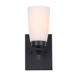 PORTIA luminaire mural noir IVL326A01BK | Luminaire Plus.ca