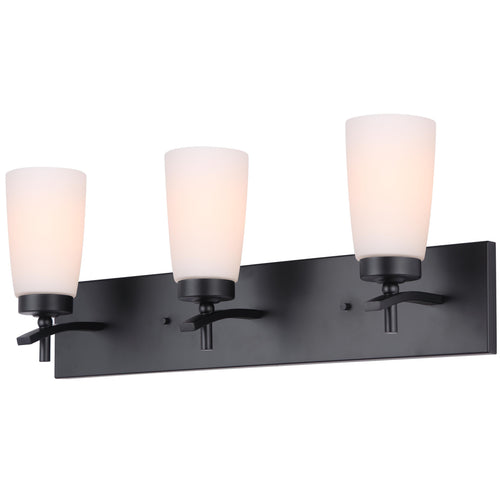 PORTIA luminaire mural noir IVL326A03BK | Luminaire Plus.ca