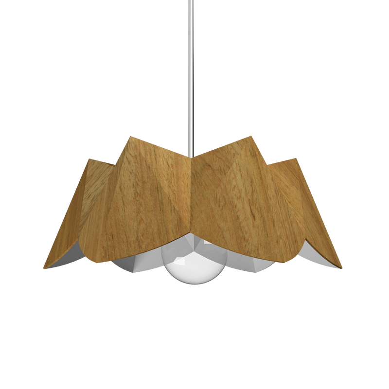 PHYSALIS luminaire suspendu en bois du Brésil 1283 | Luminaire Plus.ca