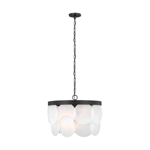 MELLITA luminaire suspendu noir et pastilles de verre 5202508-112 | Luminaire Plus.ca