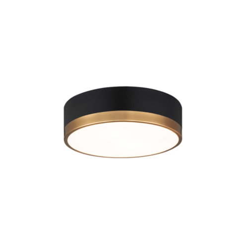 TRYDOR luminaire plafonnier noir et doré M14302BKAG | Luminaire Plus.ca